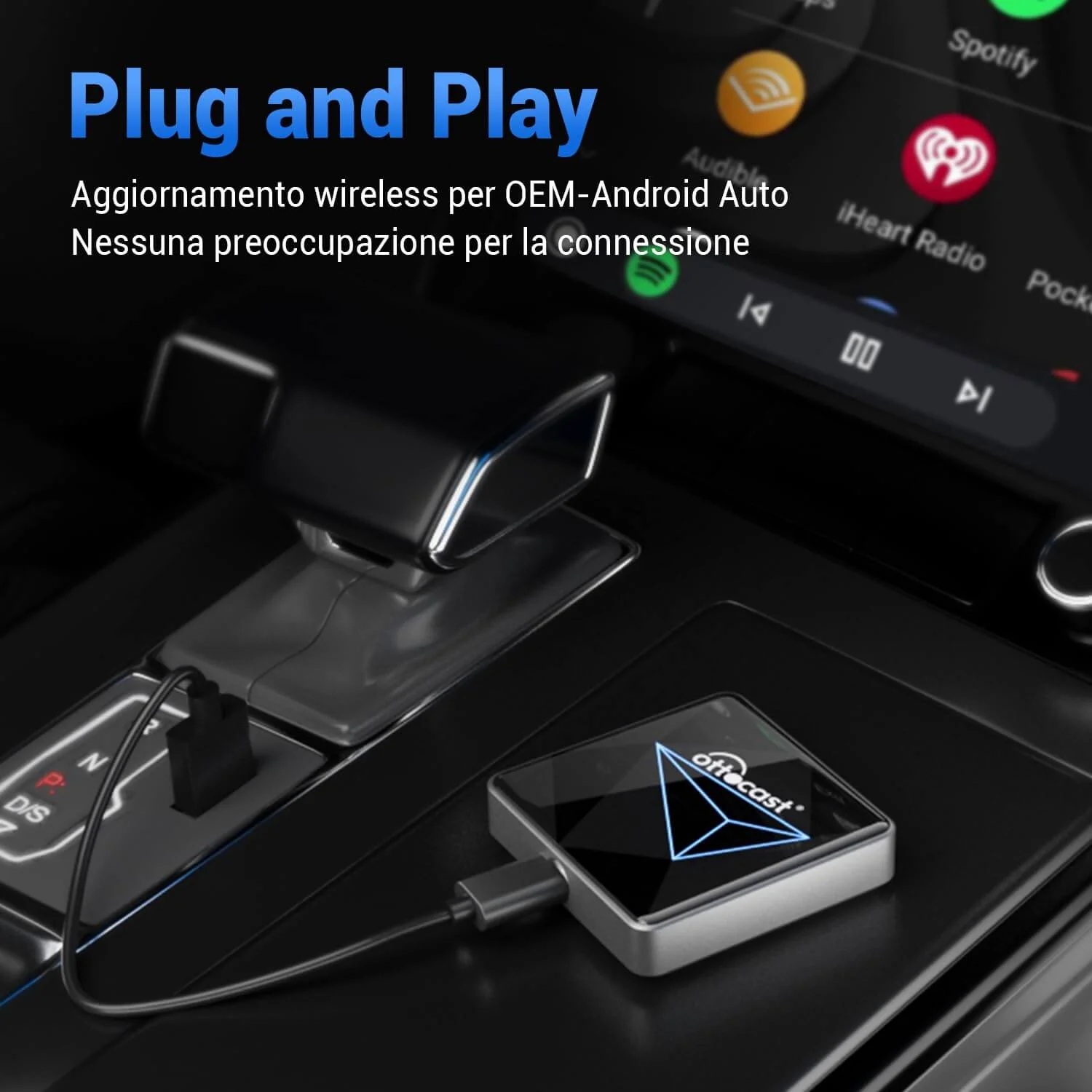 OTTOCAST®A2Air Pro Adattatore Android Auto Wireless - Image 3