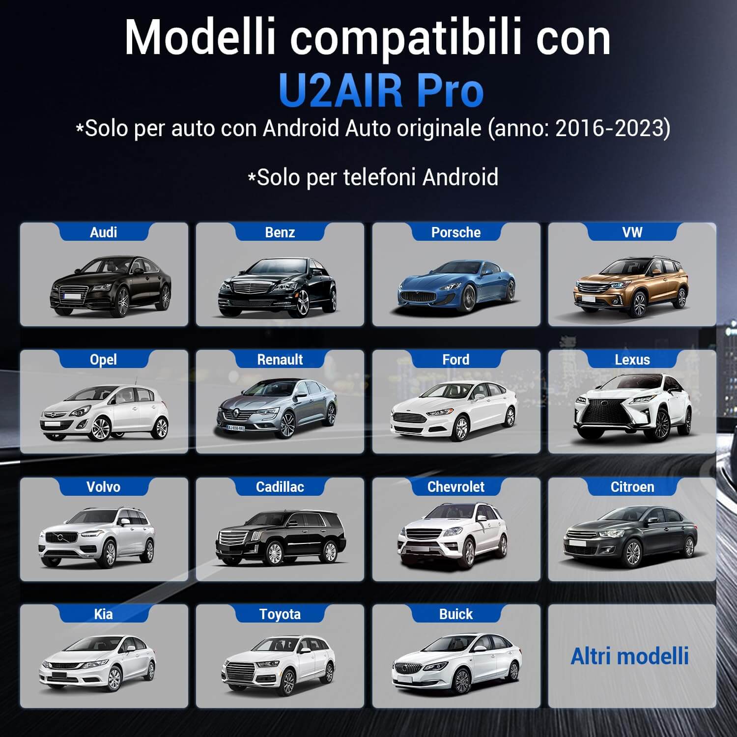 OTTOCAST®A2Air Pro Adattatore Android Auto Wireless - Image 8