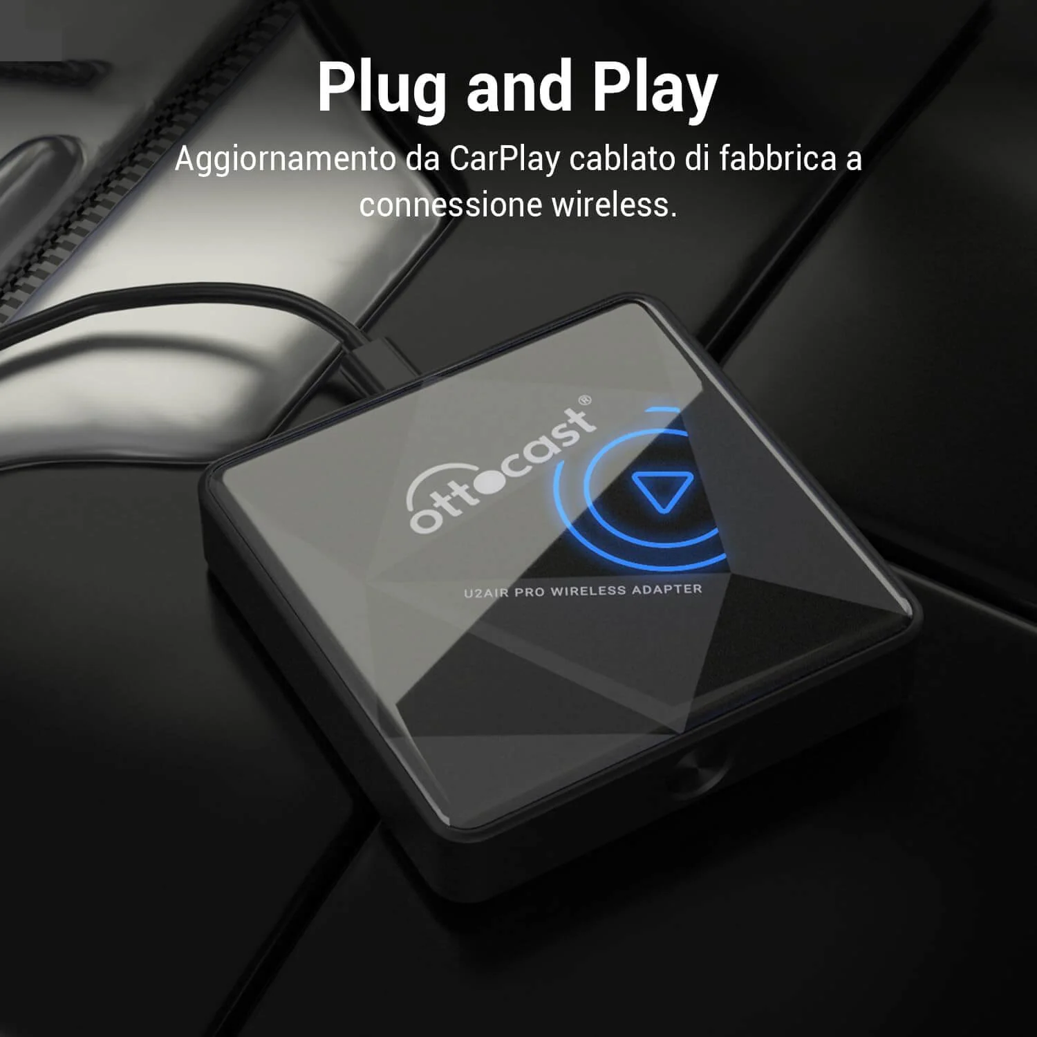 OTTOCAST® U2AIR Pro Adattatore CarPlay Wireless - Image 3