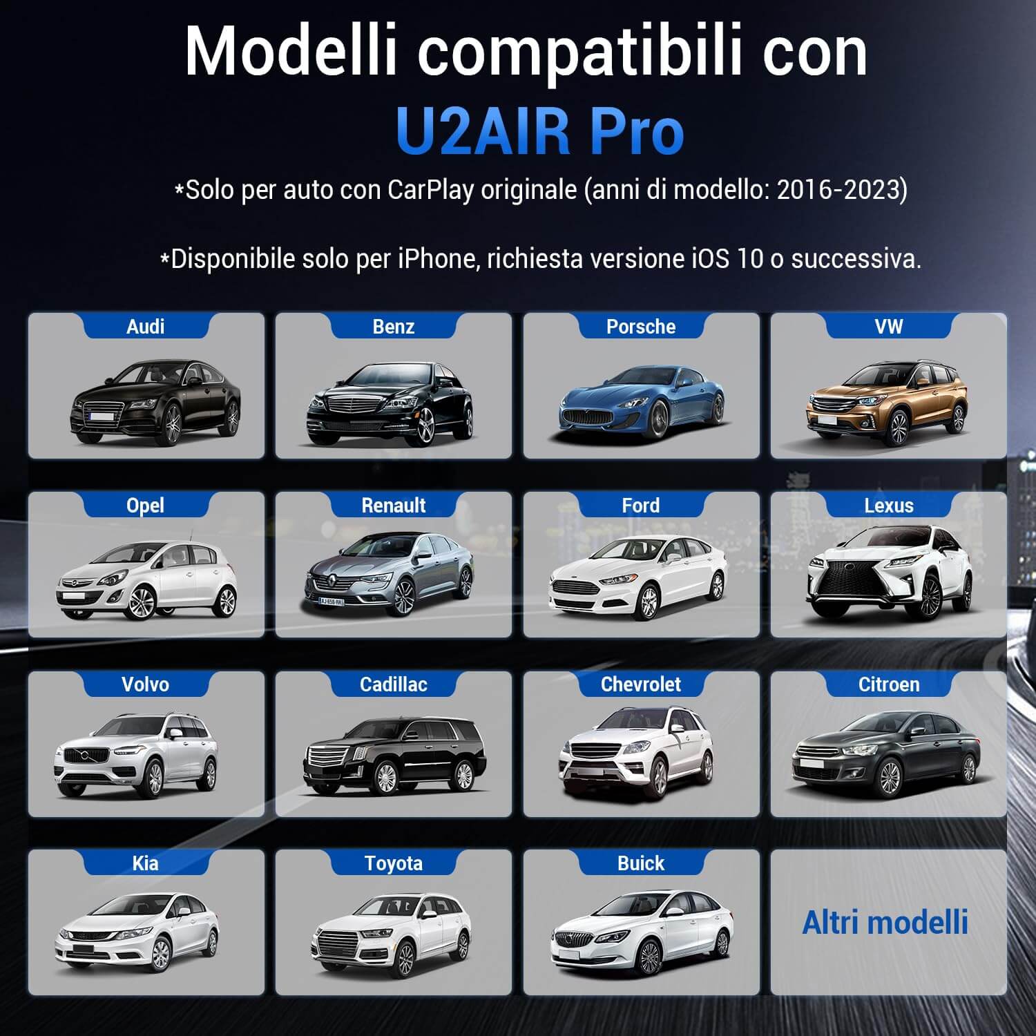 OTTOCAST® U2AIR Pro Adattatore CarPlay Wireless - Image 8