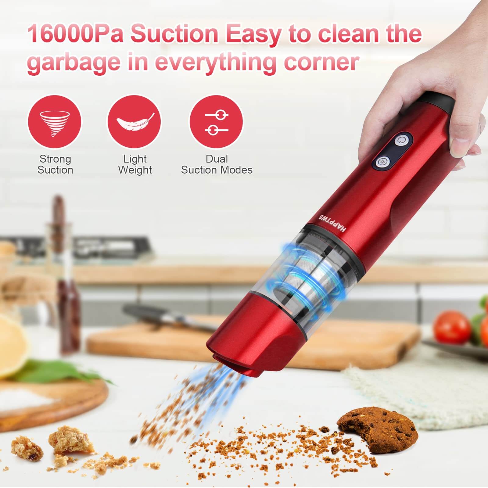 Wireless Handheld Car Vacuum Cleaner - Image 3