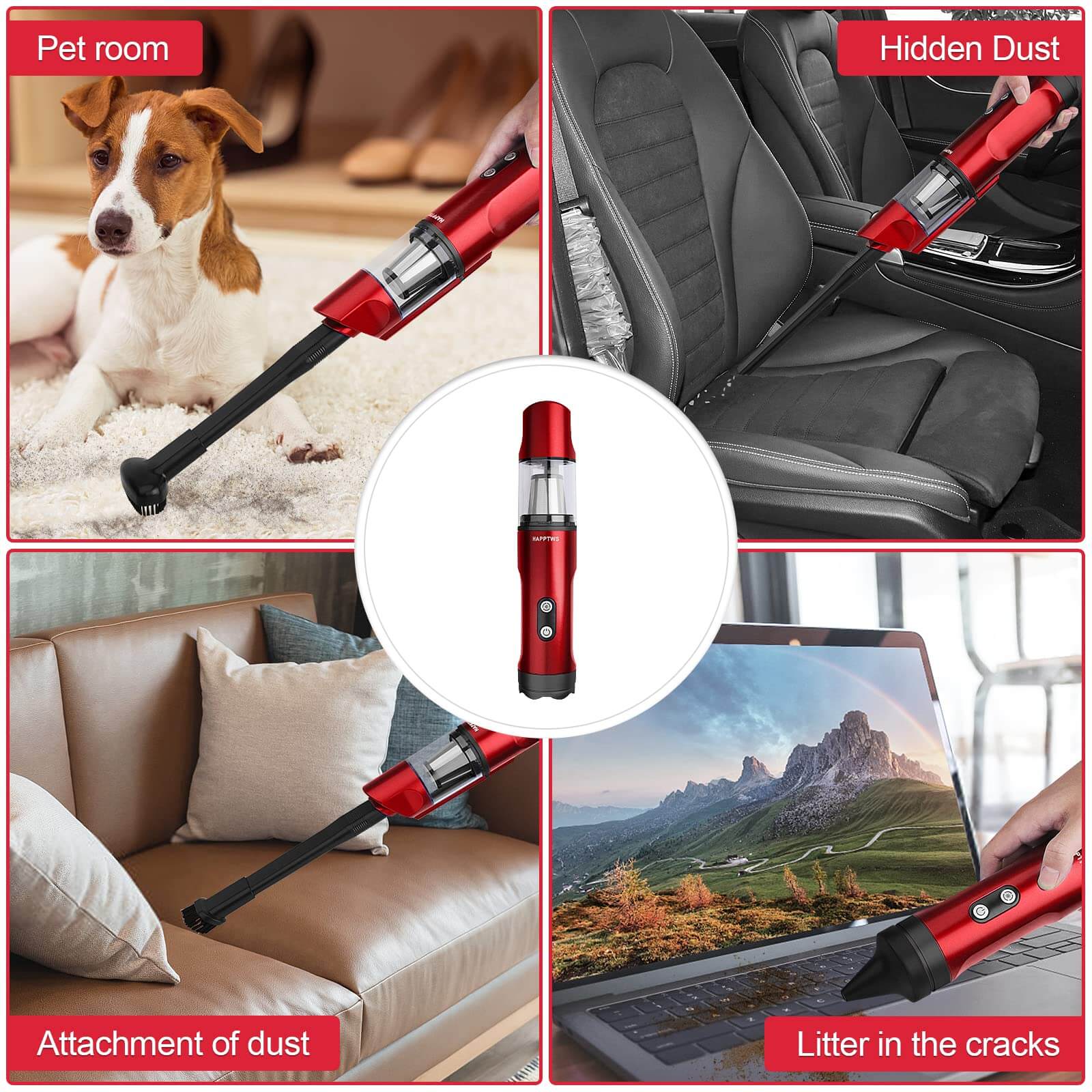 Wireless Handheld Car Vacuum Cleaner - Image 4