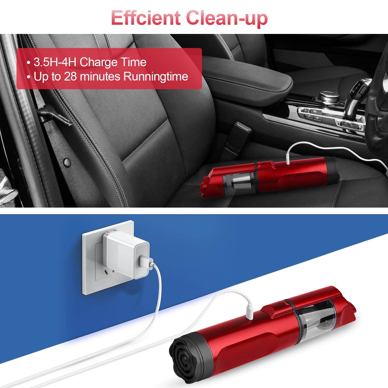 Wireless Handheld Car Vacuum Cleaner - Image 5
