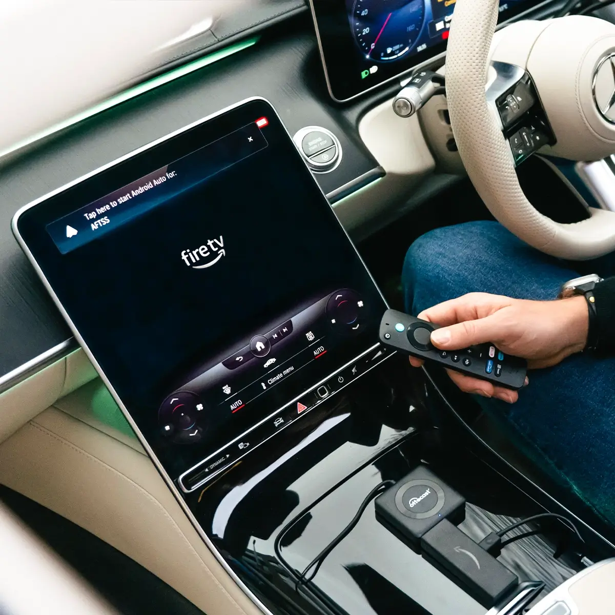 Ottocast® Car TV Mate Pro | Streaming HDMI + Fire TV Stick + Mirroring dello Schermo & Adattatore Wireless CarPlay Android Auto - Image 9