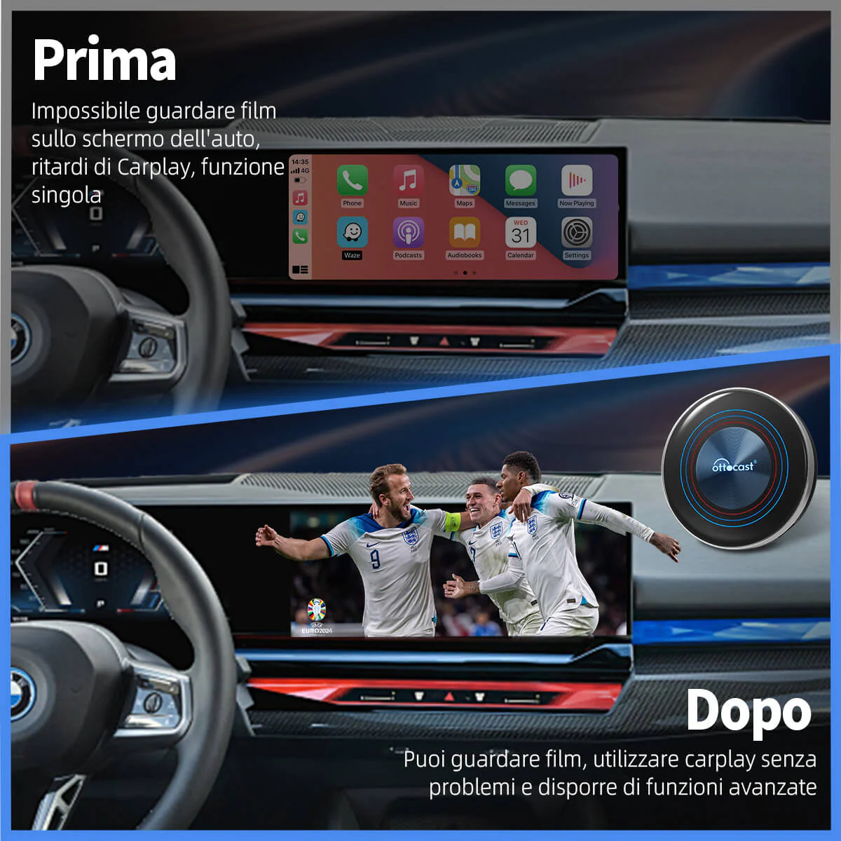 OTTOCAST® i3 BMW Carplay AI Box - Image 5
