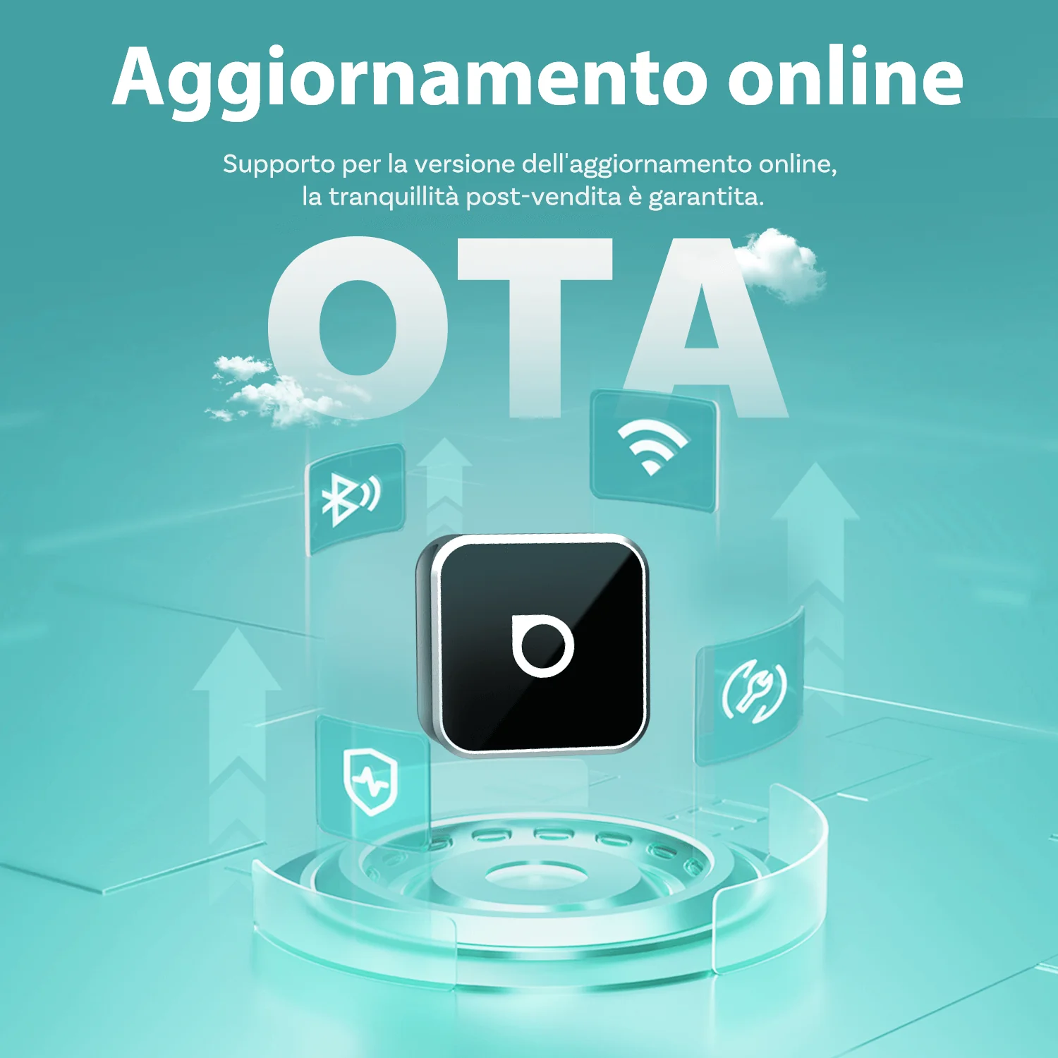 Ottocast® Mini Cube 3.0 Adattatore Wireless per CarPlay e Android Auto - Image 11