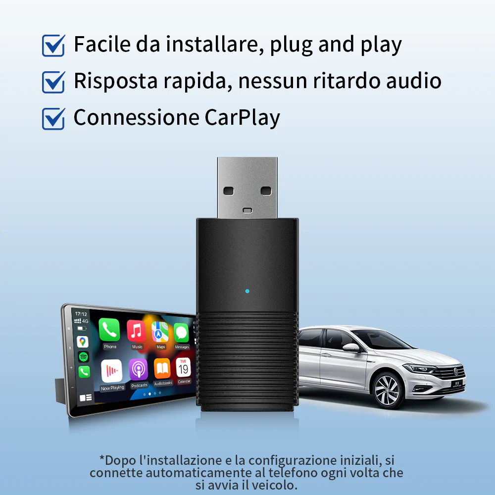 🔥Vendita Calda Sconto del 40%🔥Ottocast®IT Mini Adattatore Wireless CarPlay/Android Auto - Image 4