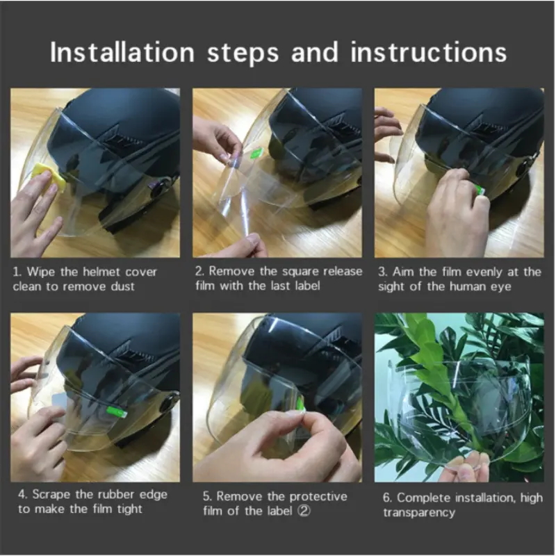Motorcycle Helmet Waterproof Lens Film - Image 6