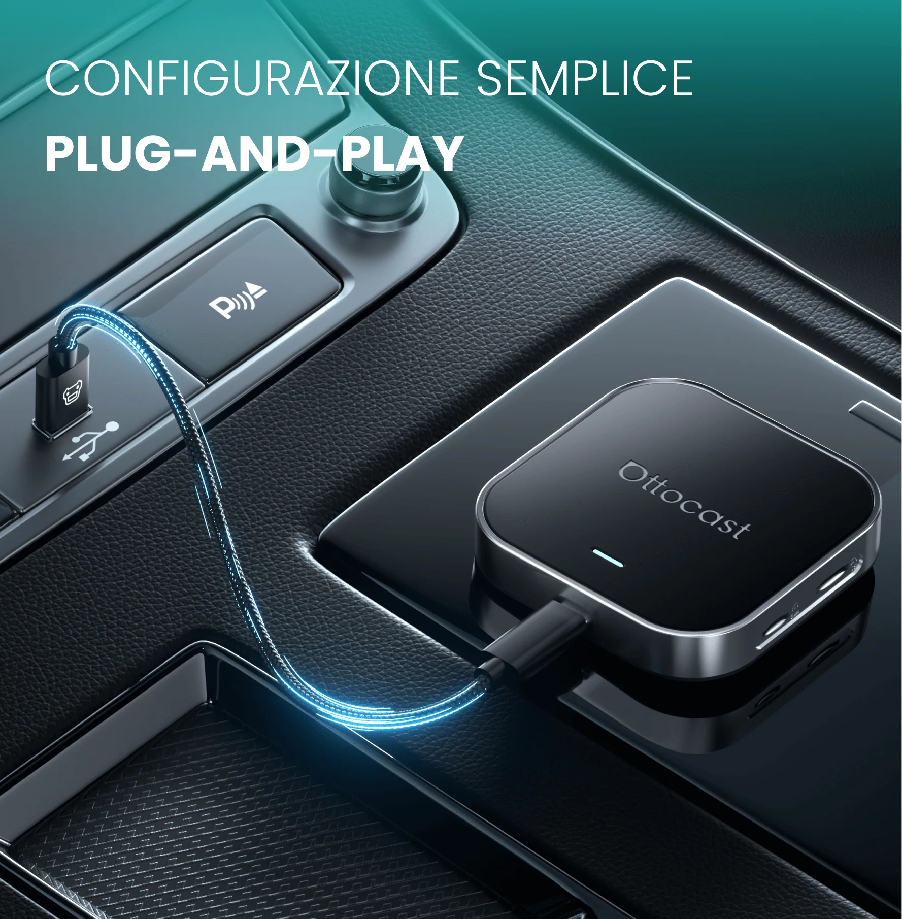 OTTOCAST®OttoAibox E2 CarPlay AI Box - Image 6