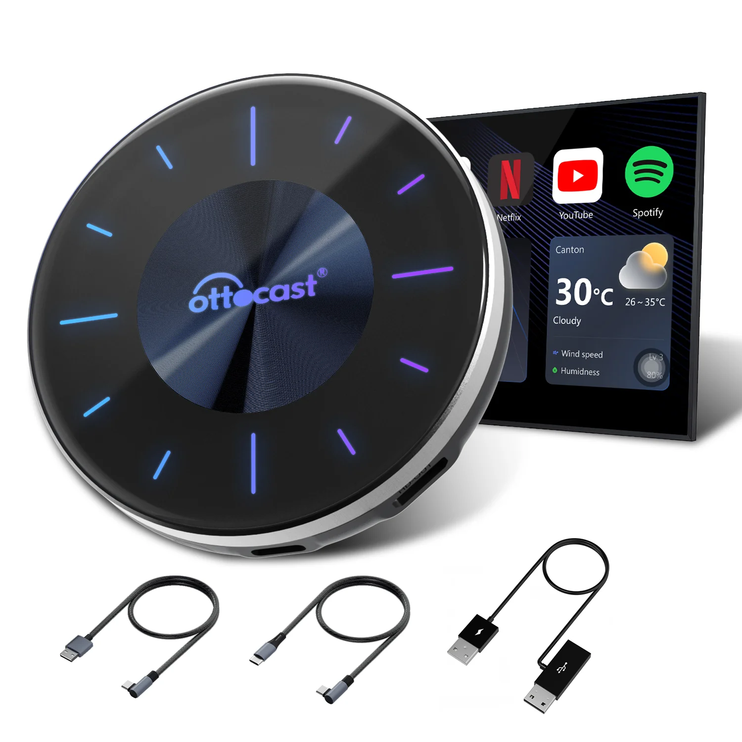 (🎉Sconto del 40% per il Prime Day)OttoAibox P3 CarPlay AI Box - Image 11