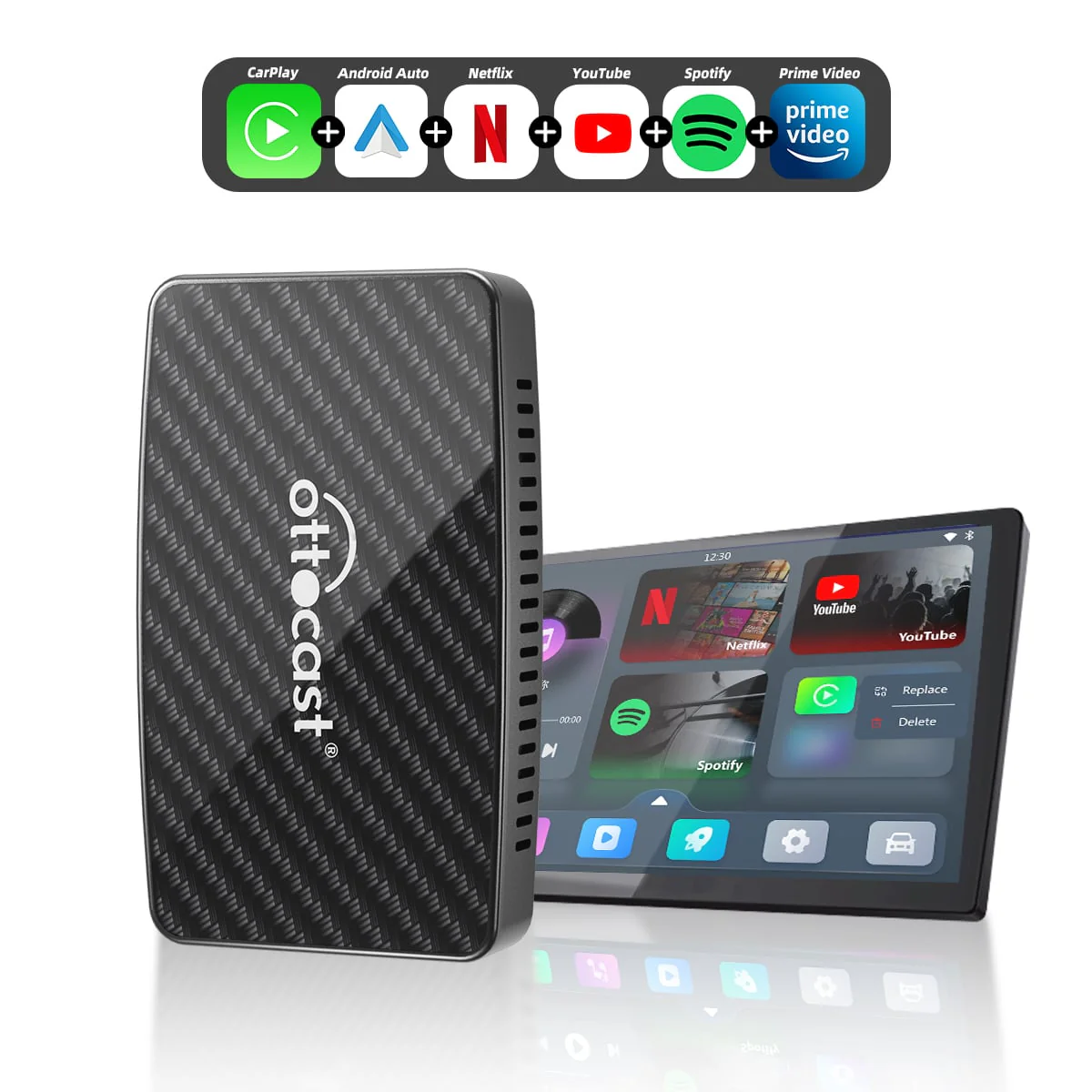 OTTOCAST® Play2Video Pro Adattatore 3 in 1 con YouTube e Netflix - Image 14