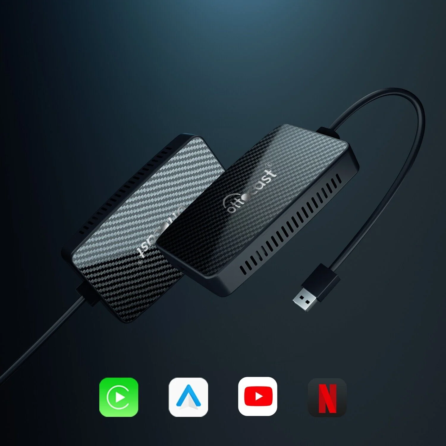 OTTOCAST® Play2Video Pro Adattatore 3 in 1 con YouTube e Netflix - Image 13