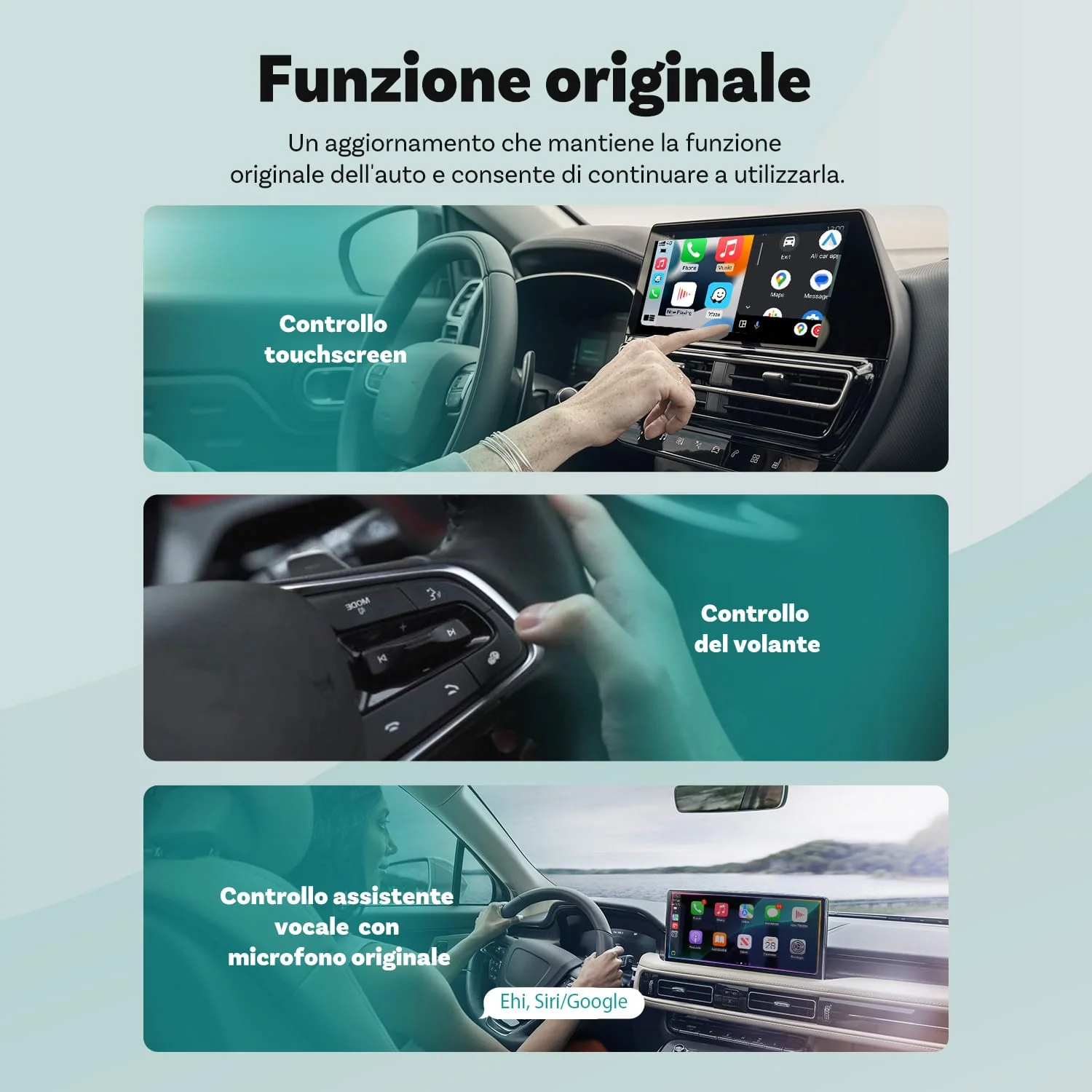OTTOCAST®2025 Mini Adattatore Wireless CarPlay/Android Auto - Image 9