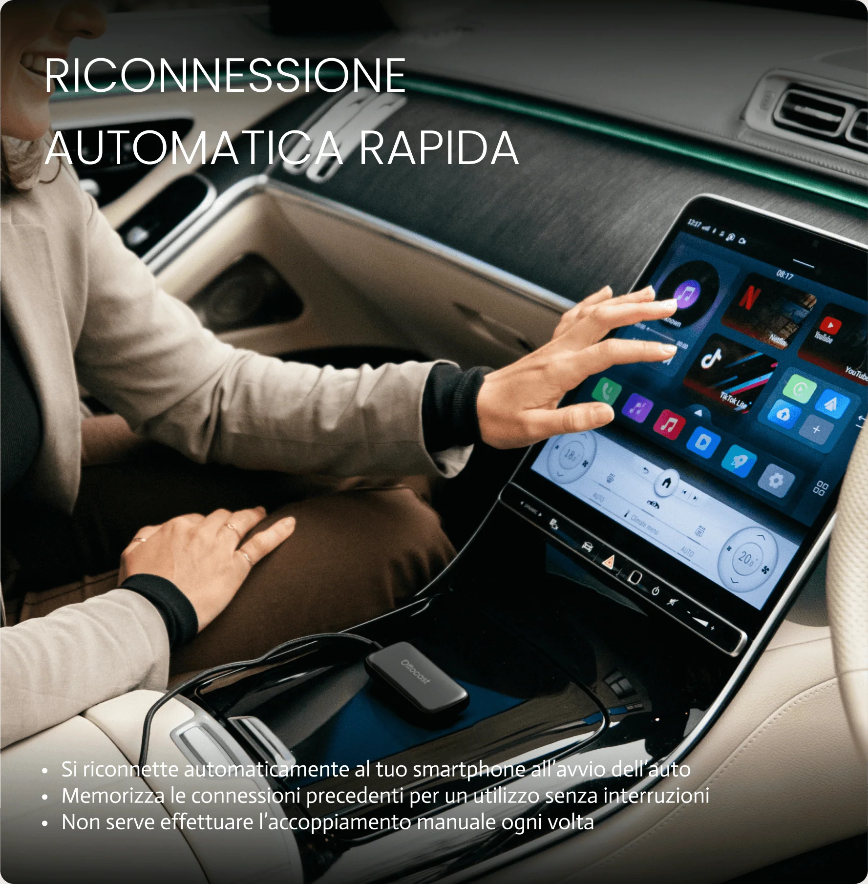 OTTOCAST® Play2Video Ultra Adattatore All-in-1 Con App Hub - Image 8