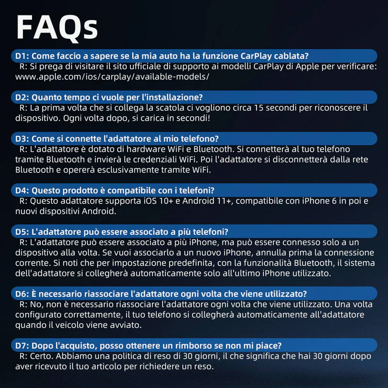 Play2Video Pro | Netflix, YouTube, Prime Video e Adattatore Wireless CarPlay Android Auto - Image 10