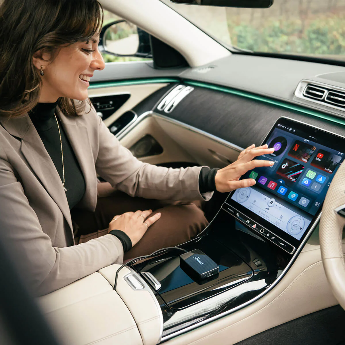 Play2Video Pro | Netflix, YouTube, Prime Video e Adattatore Wireless CarPlay Android Auto - Image 8