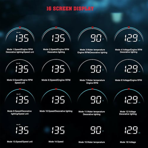 GPS Head Up Display Car Hud M8 - Image 3